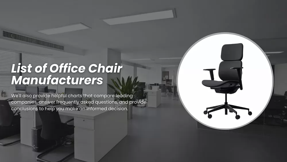 List of Office Chair Manufacturers